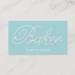 Bäckerei Konditorei Koch Icing Typografie Visitenkarte