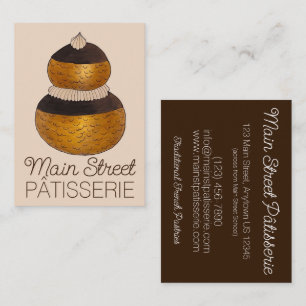 Bäckerei Konditorei Koch Patisserie Religionieuse Visitenkarte
