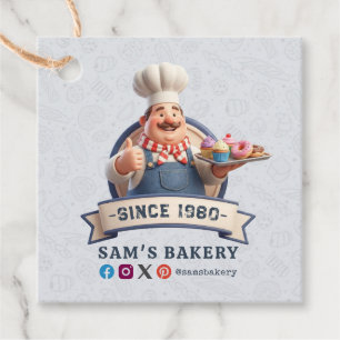 Bäckerei Konditorei Konditor Desserts Süßigkeiten  Geschenkanhänger