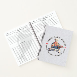Bäckerei Konditorei Konditor Desserts Süßigkeiten Notizbuch