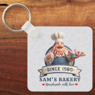 Bäckerei Konditorei Konditor Desserts Süßigkeiten  Schlüsselanhänger