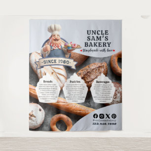 Bäckerei Konditorei Konditor Süßigkeiten Torten Ge Wandteppich