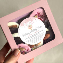 Bäckerei Kuchen Rosa Glitzer Tropfen Dessert Recht