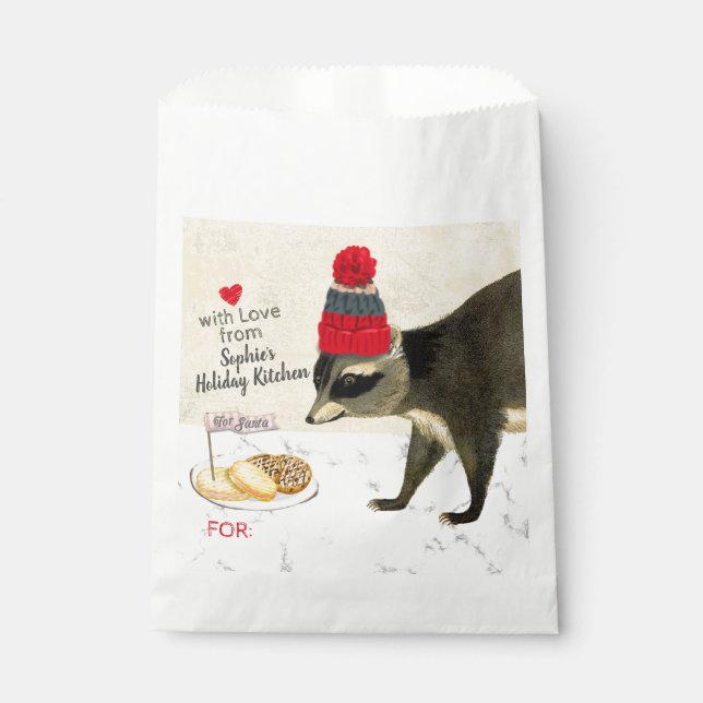 Bäckerei Leckerei Taschen Weihnachtskekse personal Geschenktütchen (Vorderseite)