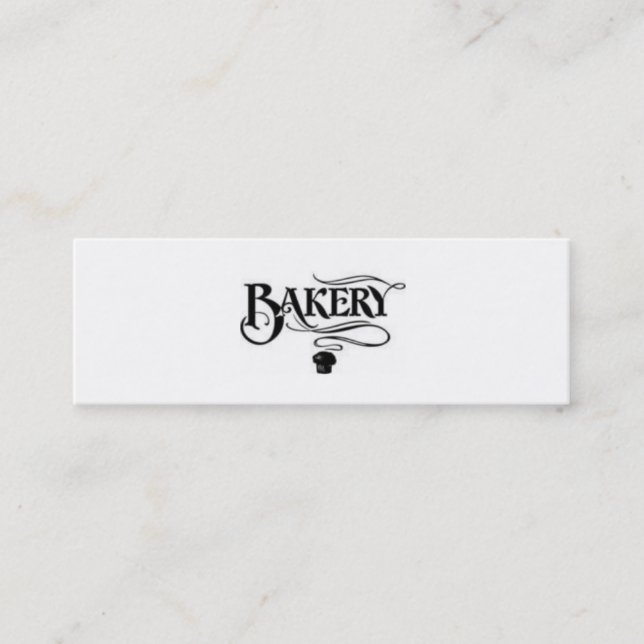 Bäckerei Mini Visitenkarte (Vorderseite)