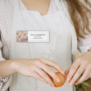 Bäckerei nach Maß Foto Weißes Geschäft Namenschild