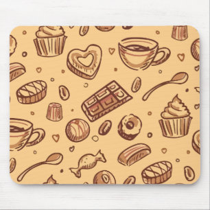 Bäckerei nahtloses Muster Mousepad