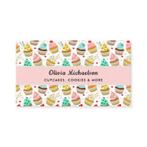 Bäckerei Niedliches Cupcake Muster