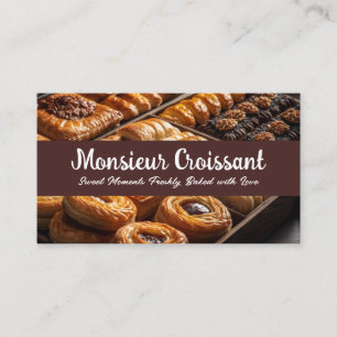 Bäckerei   Pastries   Backwaren Visitenkarte
