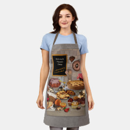 Bäckerei Schürze mit Ihrem Namen auf der Tafel