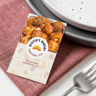 Bäckerei   Traditioneller Geschmack Visitenkarte