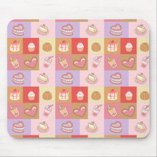 Bäckerei und Tortenmuster Mousepad