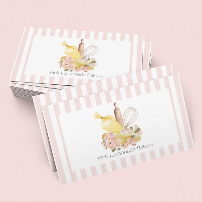 Bäckerei Utensils Bouquet Visitenkarte (Von Creator hochgeladen)