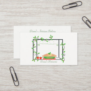 Bäckerei-Visitenkarte Visitenkarte