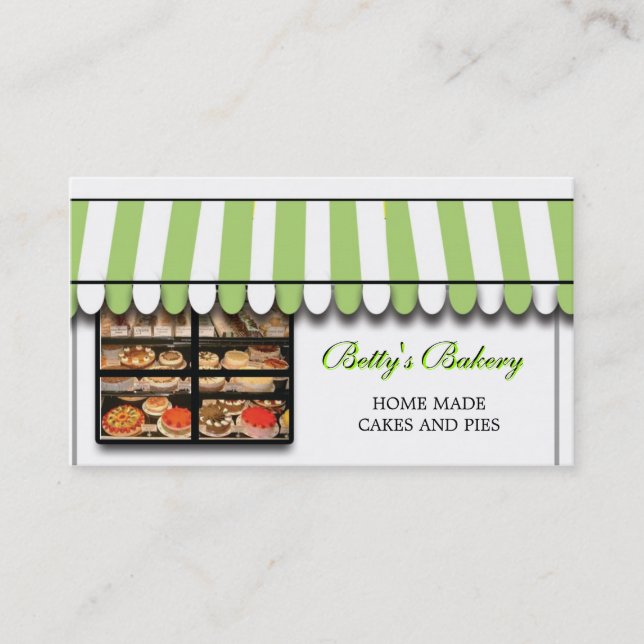 Bäckerei-Visitenkarte Visitenkarte (Vorderseite)