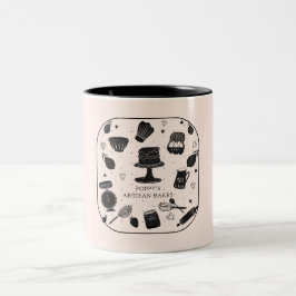 Bäckerei Zweifarbige Tasse