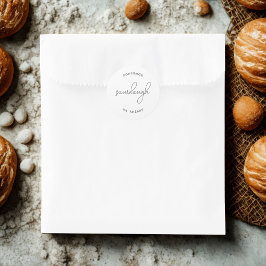 Bäckereiaufkleber Runder Aufkleber