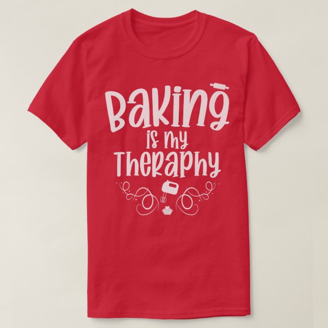 Bäckereien und Backbacken T-Shirt (Design vorne)