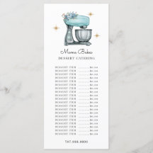 Bäckereigebäck Koch Aquarellfarben Backgeschirr