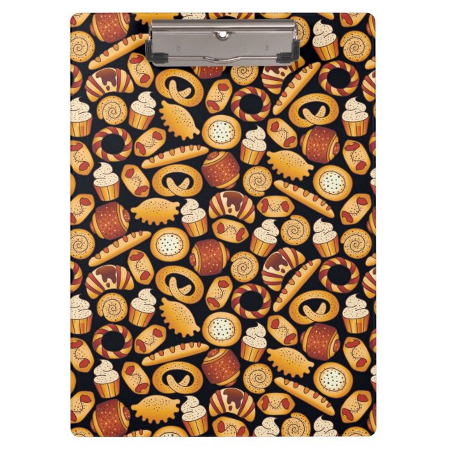 Bäckereiprodukte Klemmbrett (Vorderseite)