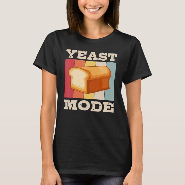 Bäckerhefe-Backen-Experte Bäckerei Graphi T-Shirt (Vorderseite)