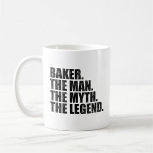 Bäckername, Bäcker Der Mann Der Mythos Die Legende Kaffeetasse