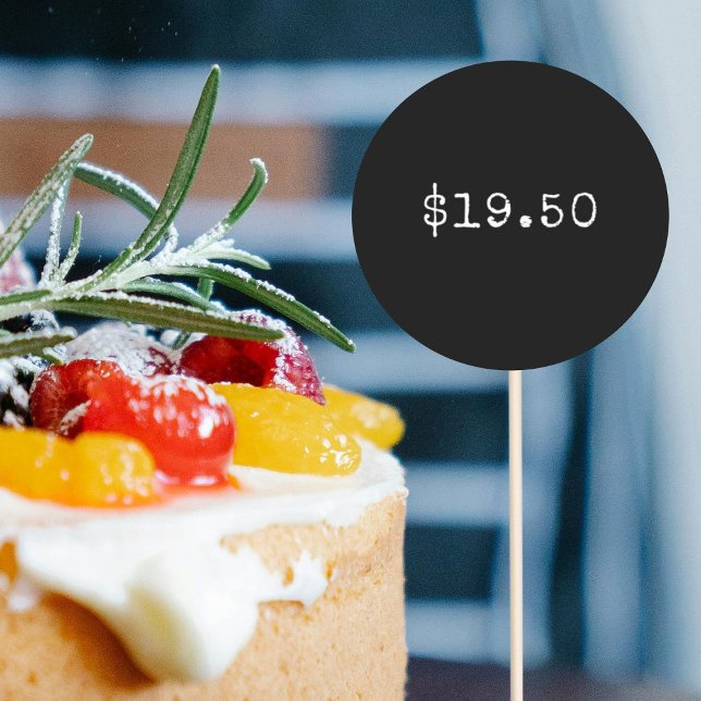 Bäckerpreis pro Kuchen Runder Aufkleber (Von Creator hochgeladen)