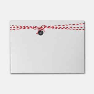 Bäckerschnur WeihnachtsPost-it-Zettelauflage Post-it Klebezettel