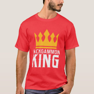 Backgammon-Brettspiel Schach-Retro T-Shirt