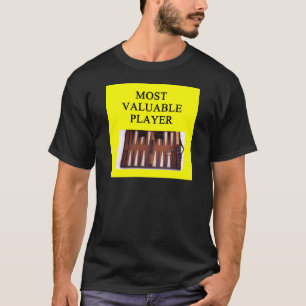 BACKGAMMON der meiste wertvolle Spieler T-Shirt