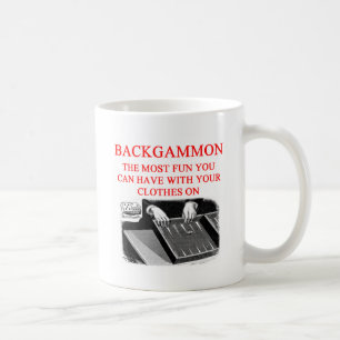 BACKGAMMON KAFFEETASSE