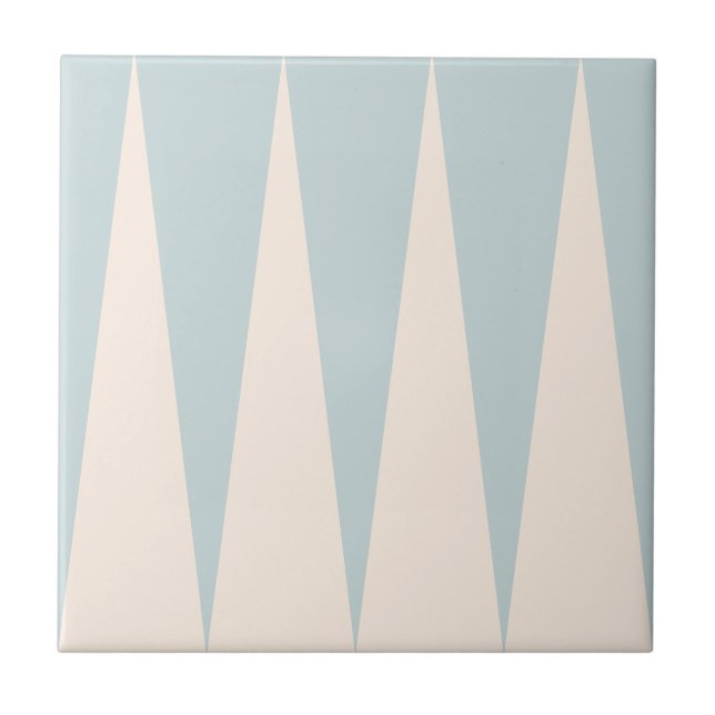 Backgammon Muster Light Blue Tile Fliese (Vorderseite)