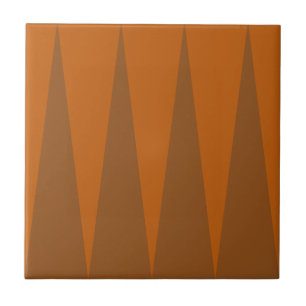 Backgammon Muster Rost Orange Tile Fliese