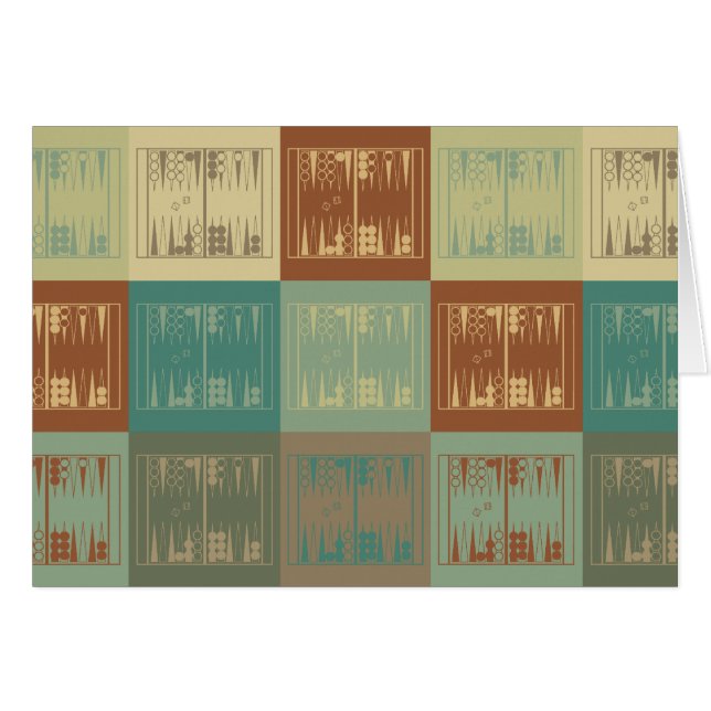 Backgammon-Pop-Kunst (Vorderseite (Horizontal))