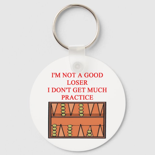 BACKGAMMON SCHLÜSSELANHÄNGER (Vorderseite)