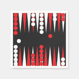 Backgammon Serviette