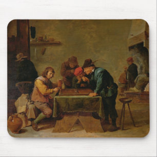 Backgammon-Spieler, c.1640-45 Mousepad