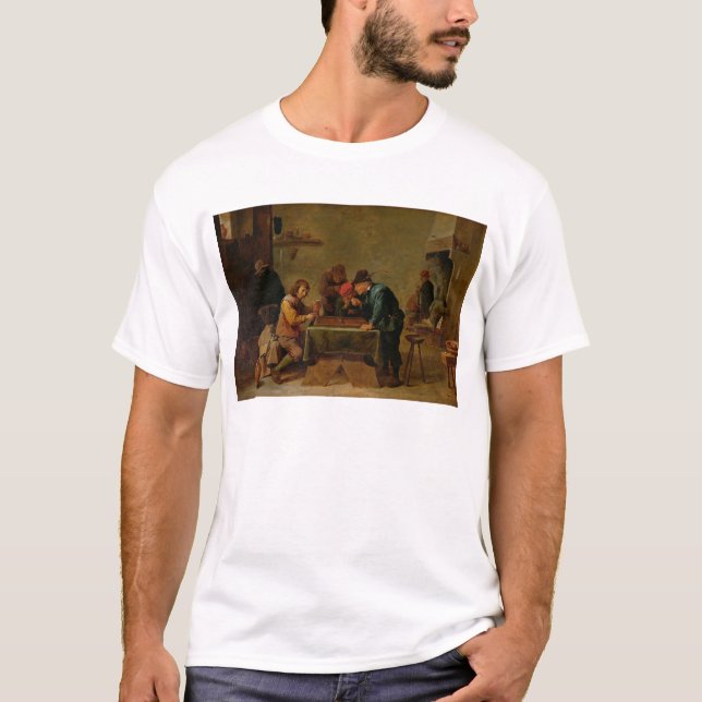 Backgammon-Spieler, c.1640-45 T-Shirt (Vorderseite)
