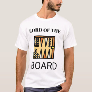 Backgammon Sprichwort Geschenk für Brettspieler. I T-Shirt