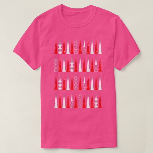 Backgammon unique pattern backgammon player  T-Shirt (Design vorne)