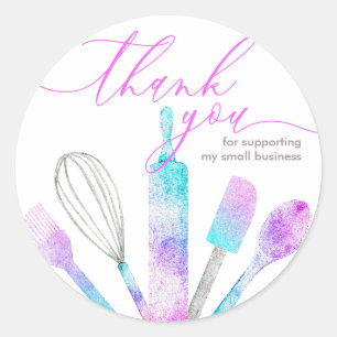 Backgeschirr Koch Backgeschirr Werkzeuge Vielen Da Runder Aufkleber