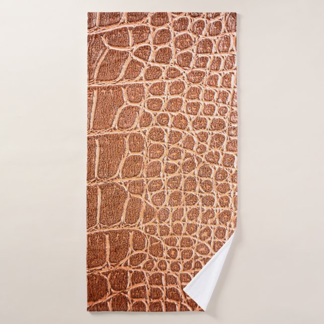 Background-Abstract mit Krokodilledermuster Badehandtuch (Badehandtuch)