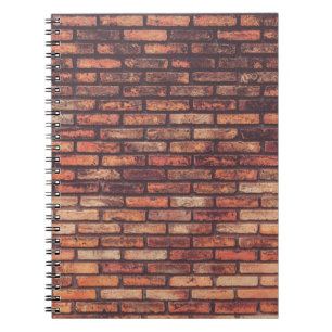 Background, alte Ziegelwand Notizblock