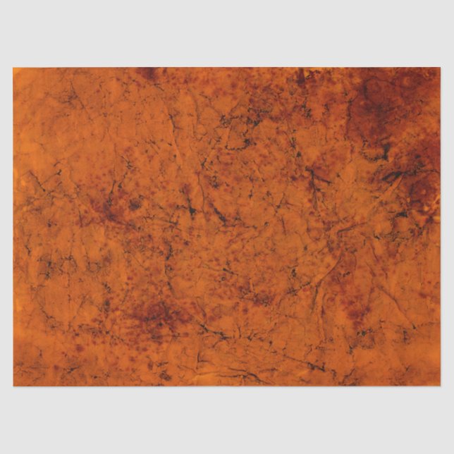 Background "Cracked Burnt Orange Decoupage" Seidenpapier (Vorderseite)
