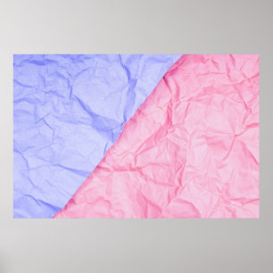 Background crumpled texture poster