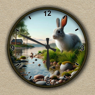 Background der Serenhalterung Runde Wanduhr