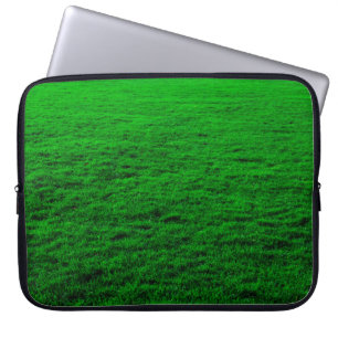 Background green grass lawn laptopschutzhülle