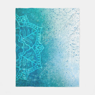 Background mandala grunge pattern fleecedecke