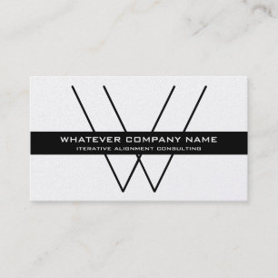 Background Monogram Company/persönliches deluxes Visitenkarte