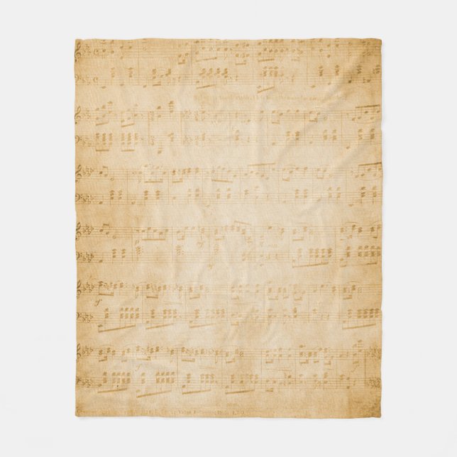 Background old vintage parchment fleecedecke (Vorderseite)